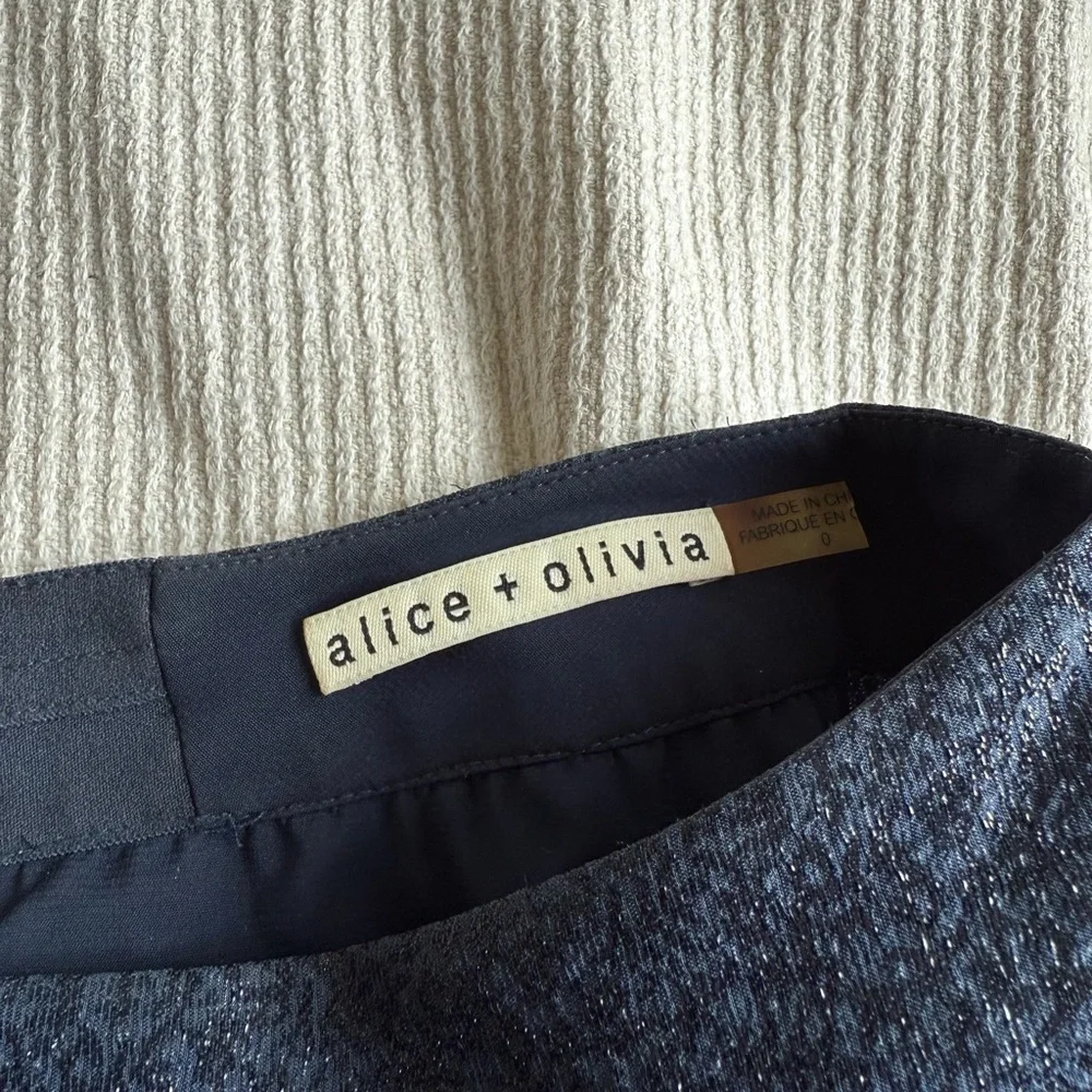 Alice + Olivia Blue Maxi A-Line Skirt - Picture 3 of 3